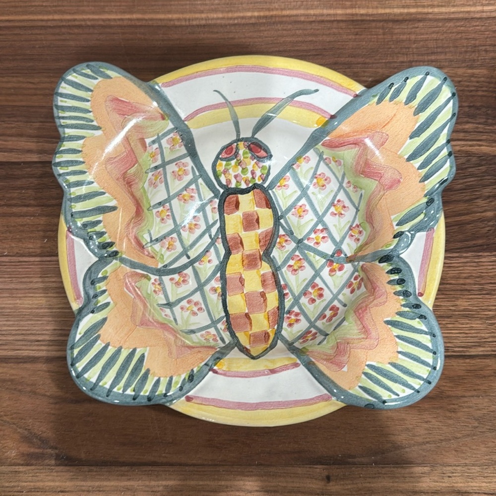 Mackenzie-Childs Butterfly Bowl